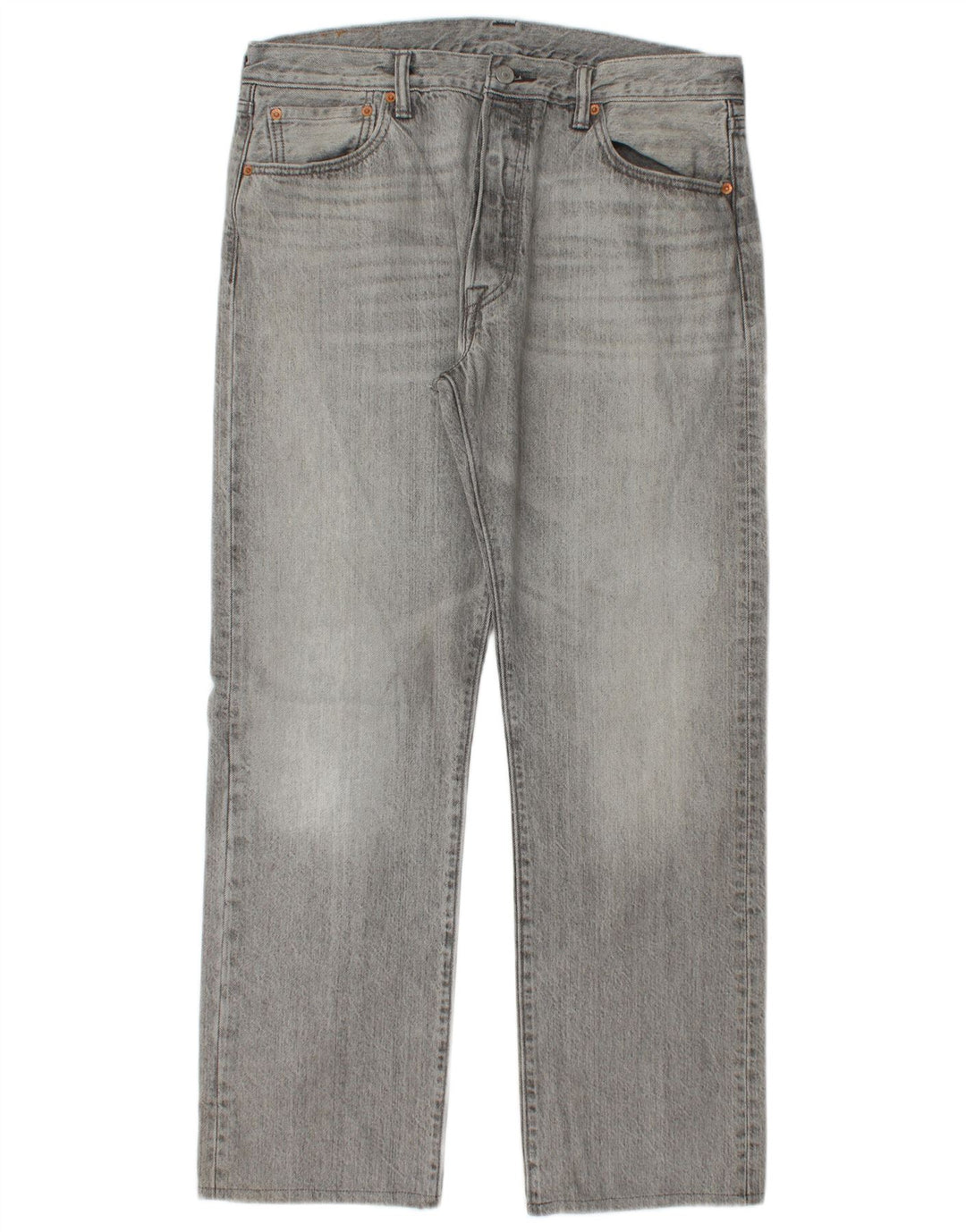 LEVI'S Jean Droit 501 Homme W34 L30 Gris Coton