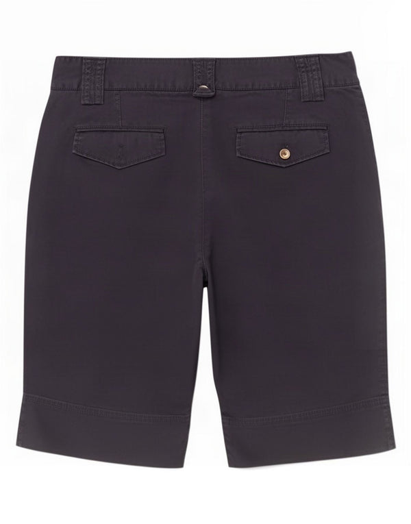 Massimo Dutti Short Chino Femme EU 40 Medium W30 Bleu Marine Coton