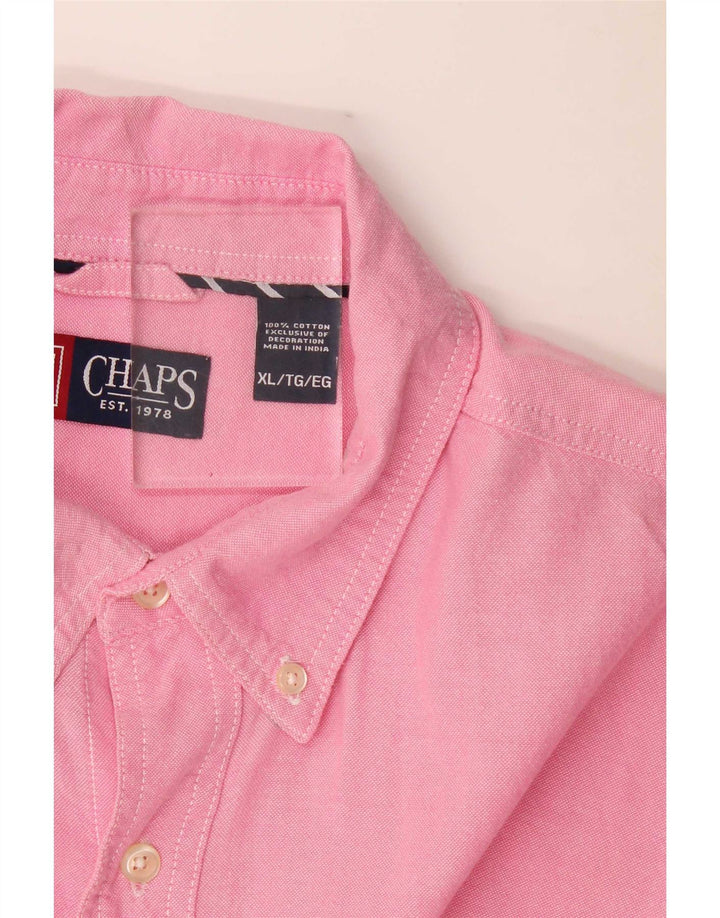 Chaps Chemise Homme XL Rose Coton