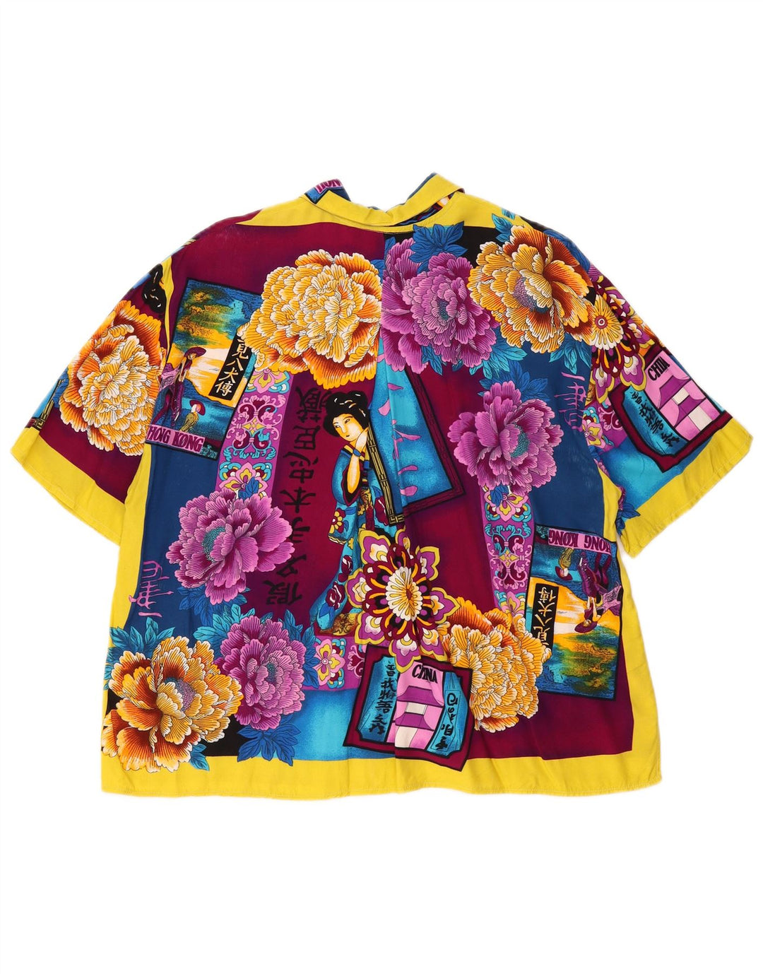 WITTY GIRL Chemisier surdimensionné pour femme UK 14 Medium Multicolore Floral