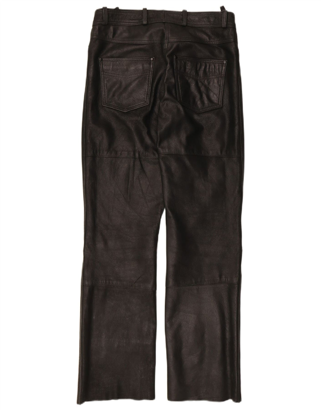 HIGHWAY 1 Pantalon droit femme EU 36 Small W28 L29 Cuir noir