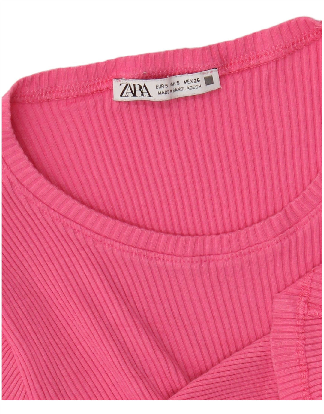 Zara Femme Chemisier Top UK 8 Petit Rose