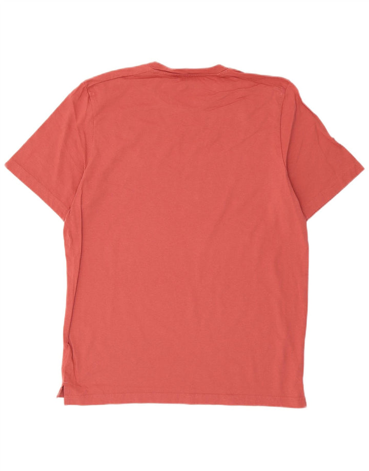 Puma Homme Graphic T-Shirt Top Large Rouge Coton