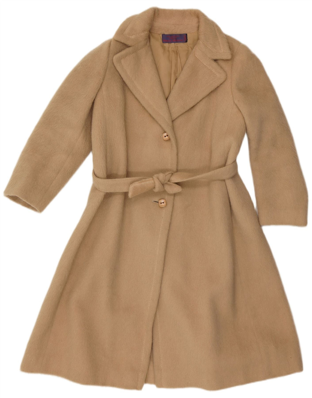 Manteau Femme Vintage IT 48 XL Beige