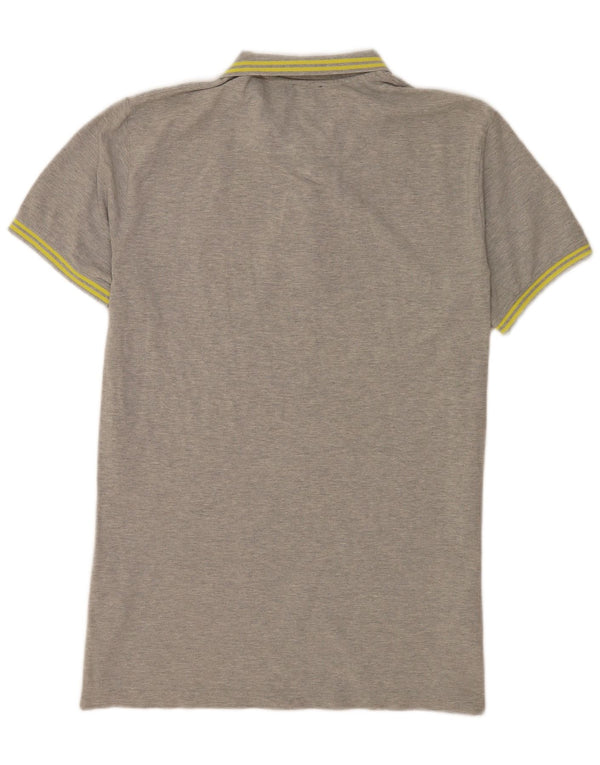 Diesel Polo Homme XL Gris Rayé Coton