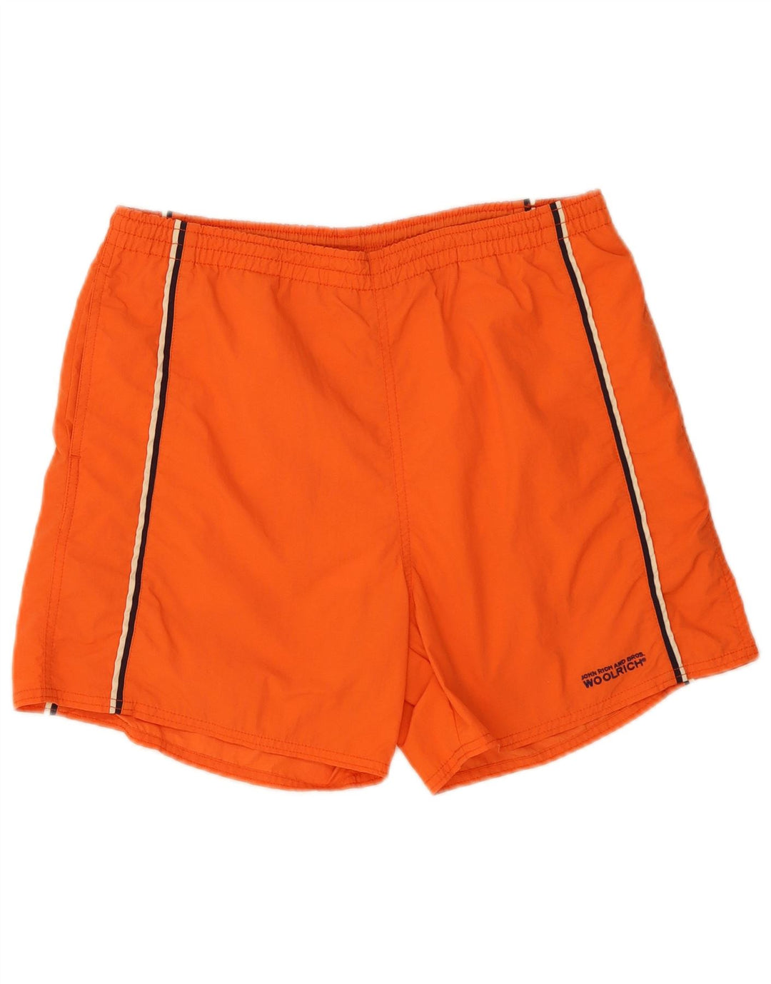 Woolrich Short de Sport Homme Nylon Orange Moyen