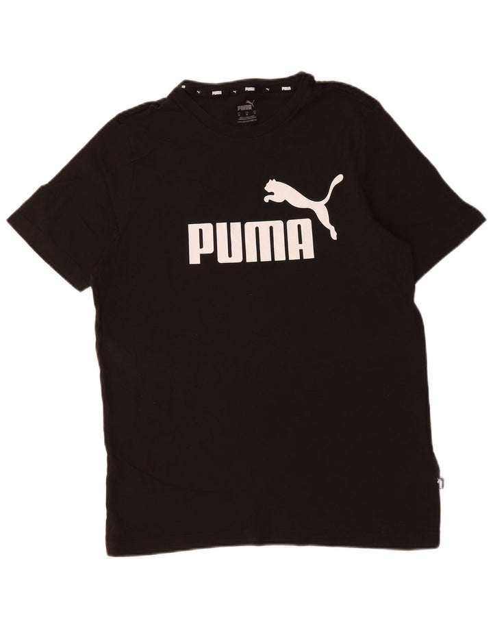 Puma T-Shirt Graphique Homme Noir Moyen Coton