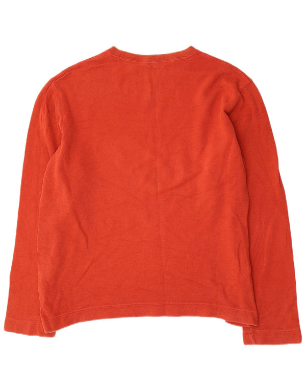 Gap Haut Homme Manches Longues Grand Coton Orange