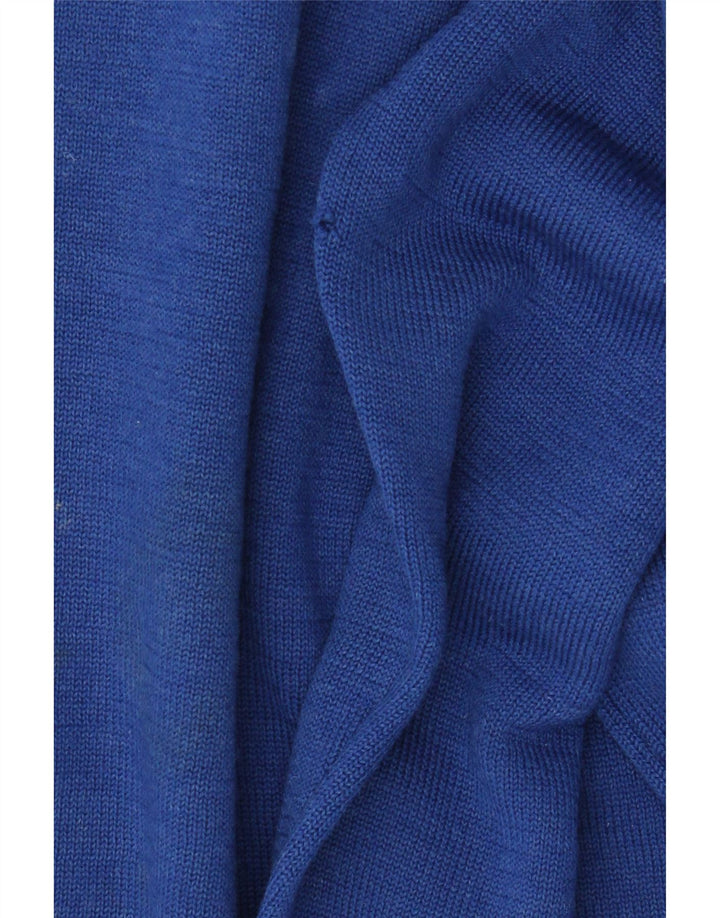 Kickers Pull Col V Homme Bleu Moyen Laine