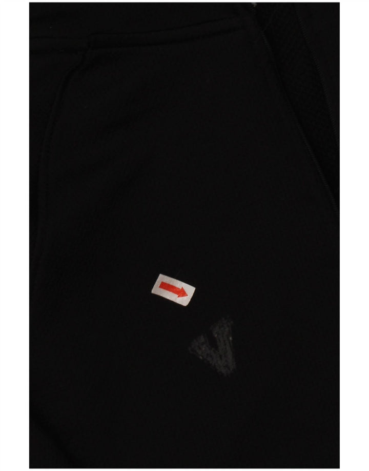 Russell Athletic Haut à col zippé à manches longues pour homme Noir moyen Polyester