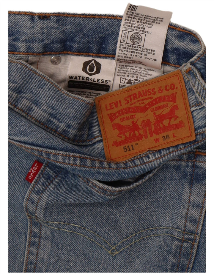 Levi's Short en Jean 511 W36 Homme Bleu Large Coton