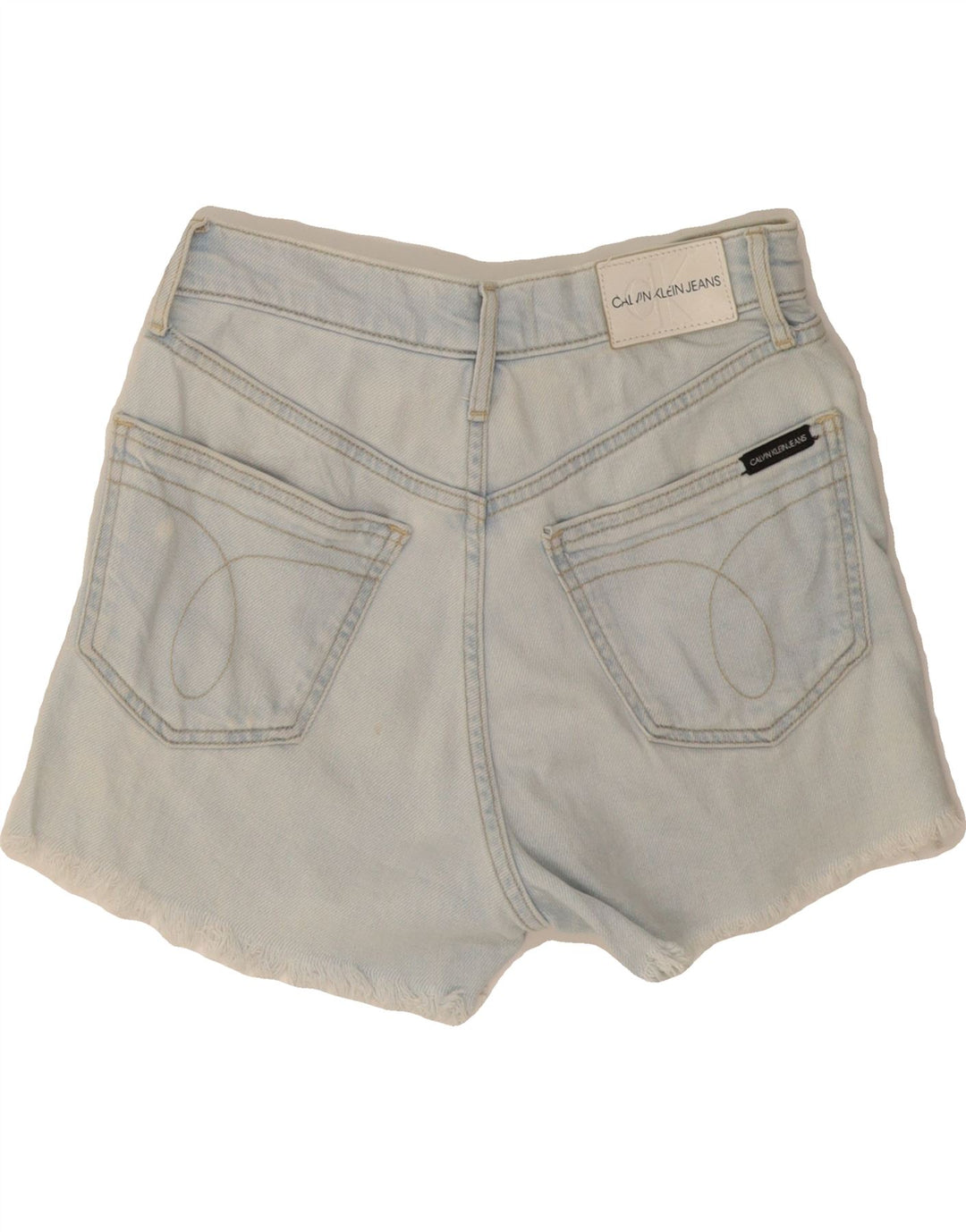 CALVIN KLEIN Short en jean W26 pour femme, petit bleu