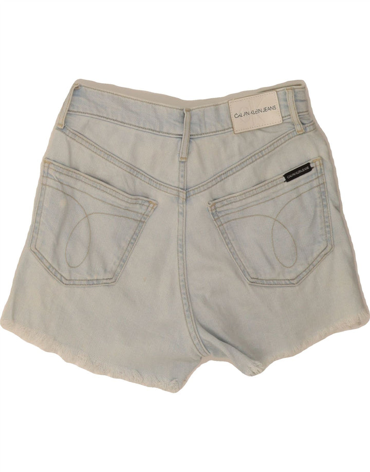 CALVIN KLEIN Short en jean W26 pour femme, petit bleu