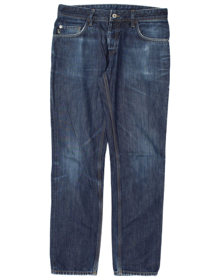Moschino Jean droit W32 L31 bleu coton homme