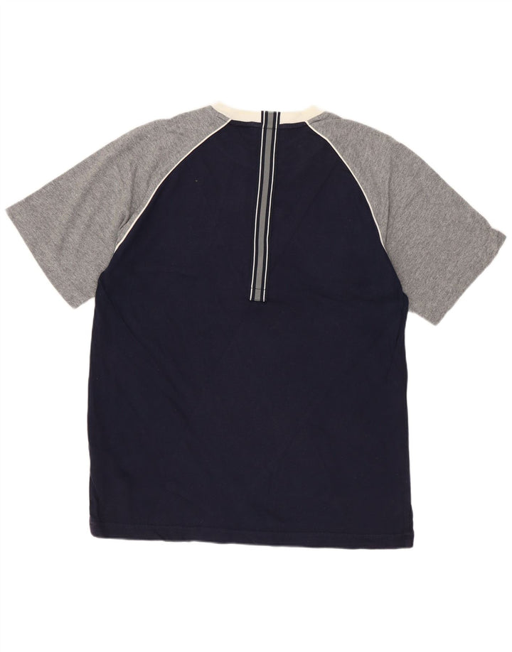Fila Homme T-Shirt Top Petit Bleu Marine Colorblock Coton