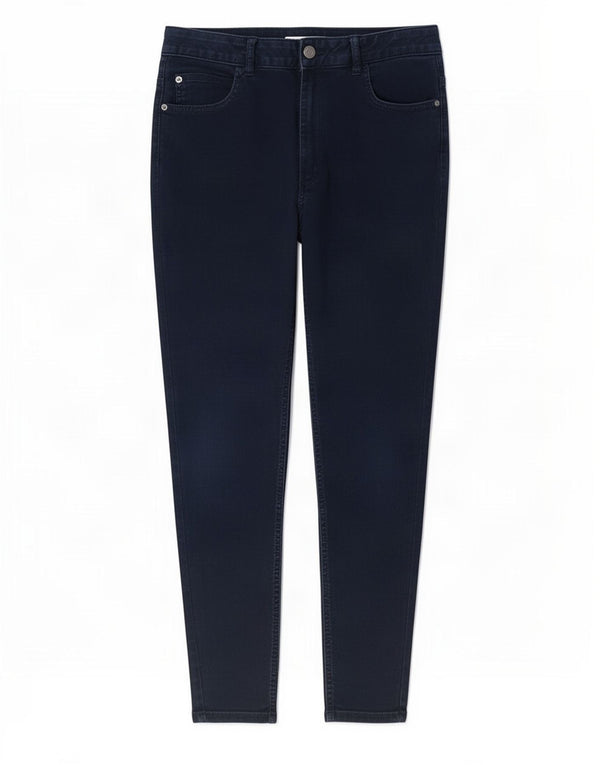 Marks & Spencer Jean skinny pour femme UK 10 Small W27 L25 Bleu marine Coton