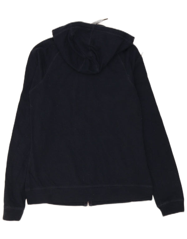 Mountain Warehouse Pull à capuche zippé pour femme UK 12 en coton bleu marine moyen
