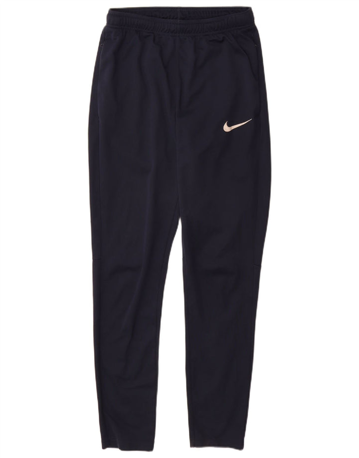 Nike Pantalon de survêtement Dri Fit pour homme Taille S Bleu marine