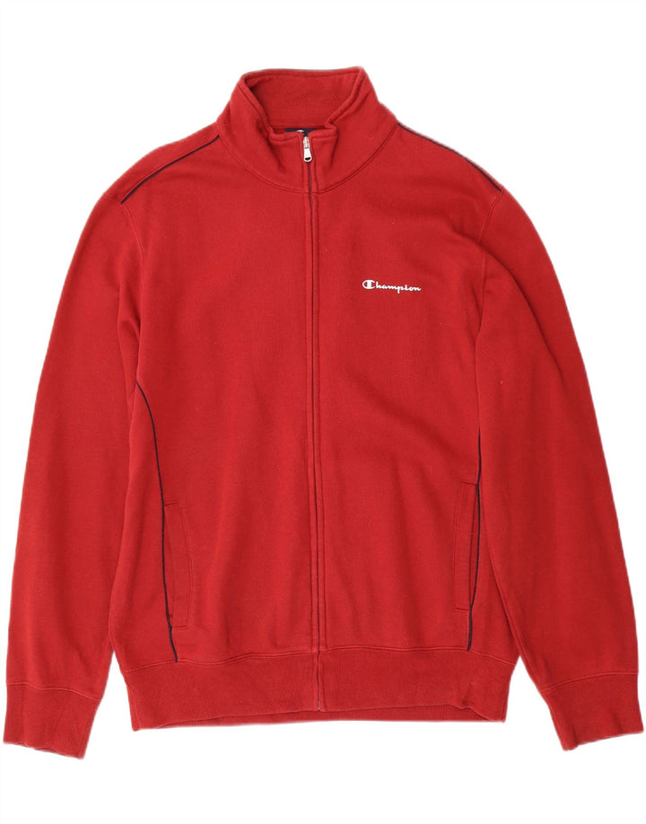 Champion Veste de survêtement pour homme en coton rouge Taille L