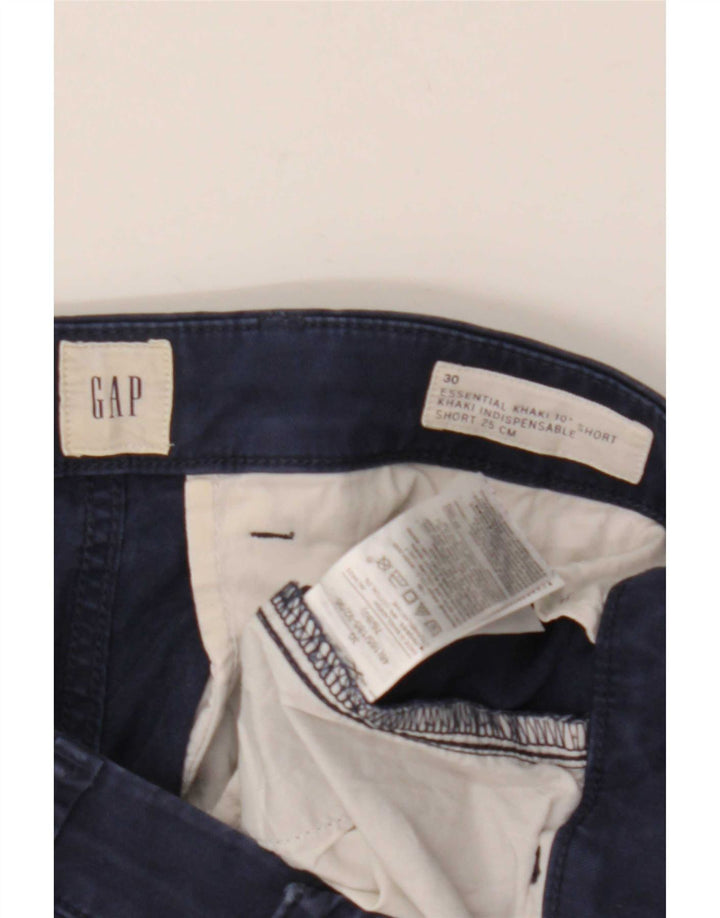 Gap Short Chino Khakis Homme Medium W30 Bleu Marine Coton