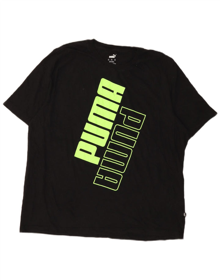 Puma T-shirt graphique pour homme 2XL Noir