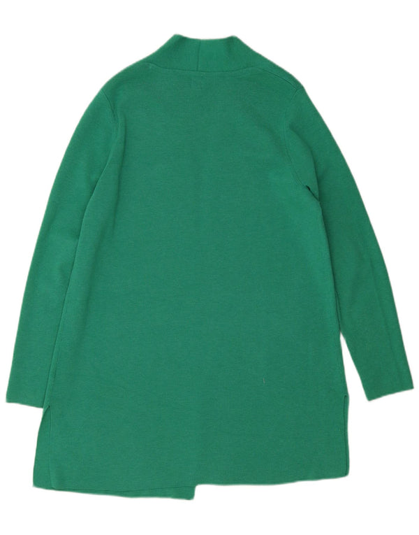 John Lewis Pull cardigan ouvert long pour femme UK 12 Vert moyen