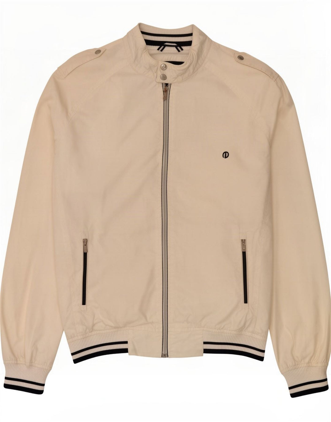 Jack & Jones Bomber pour homme UK 40 Large Blanc Polyester