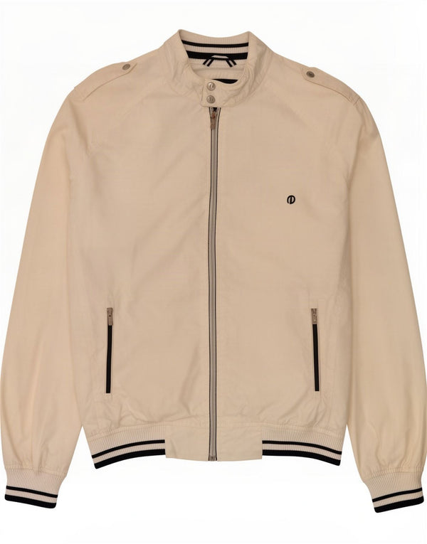 Jack & Jones Bomber pour homme UK 40 Large Blanc Polyester