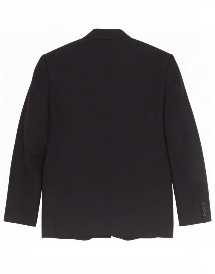 Marks & Spencer Veste blazer à 2 boutons pour homme UK 42 Grande laine noire