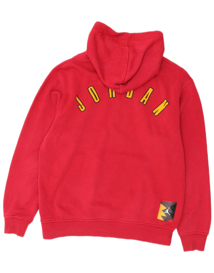 Jordan Pull à capuche graphique pour homme en coton rose moyen