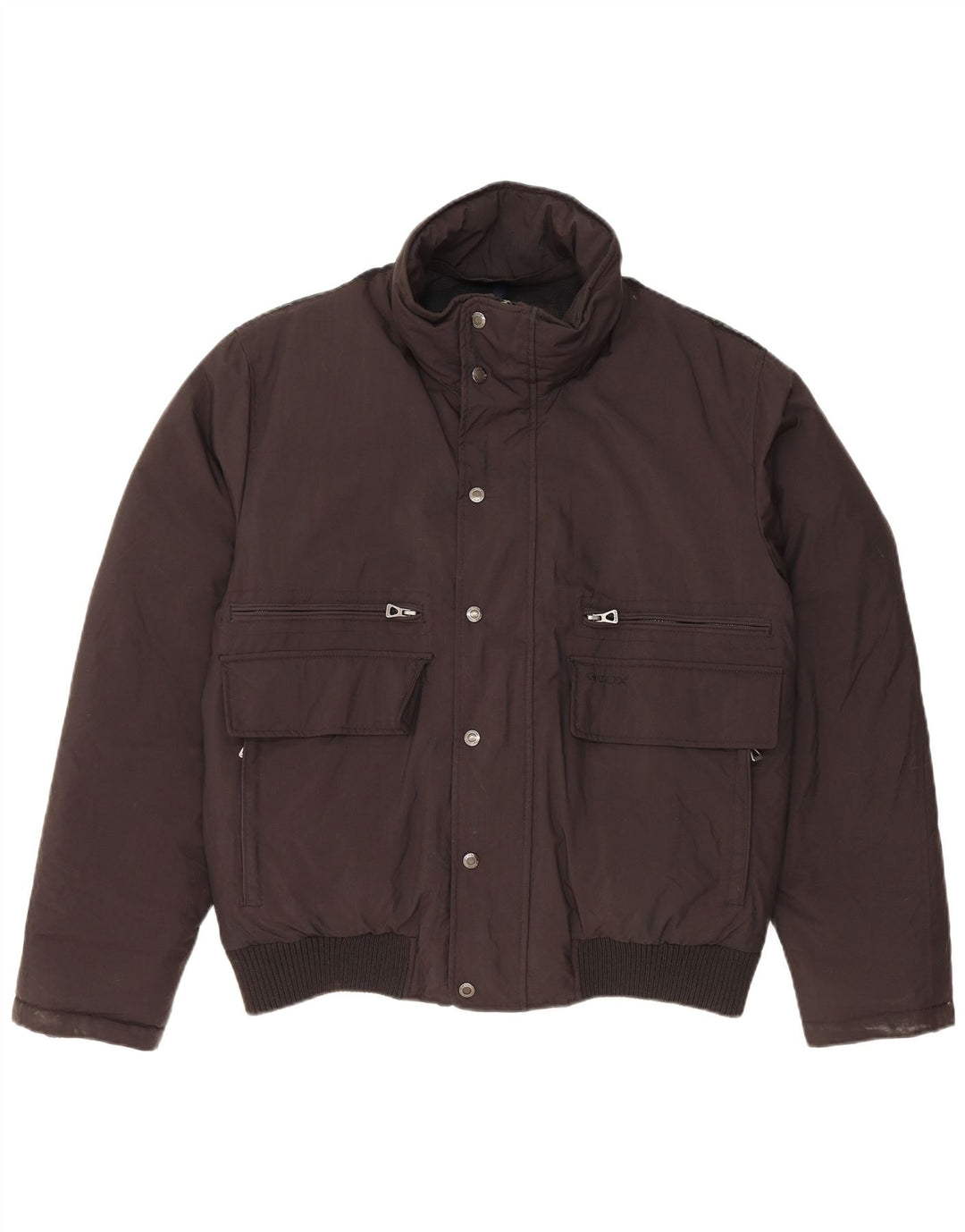 GEOX Veste matelassée homme UK 40 Large Noir Polyamide