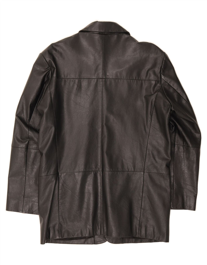 PARAGON Mens Leather Jacket UK 38 Medium Black Leather Vintage Paragon and Second-Hand Paragon from Messina Hembry 