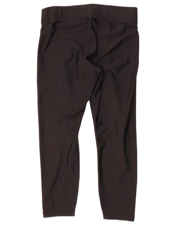 Under Armour Legging court Heat Gear pour femme UK 14 Large Noir