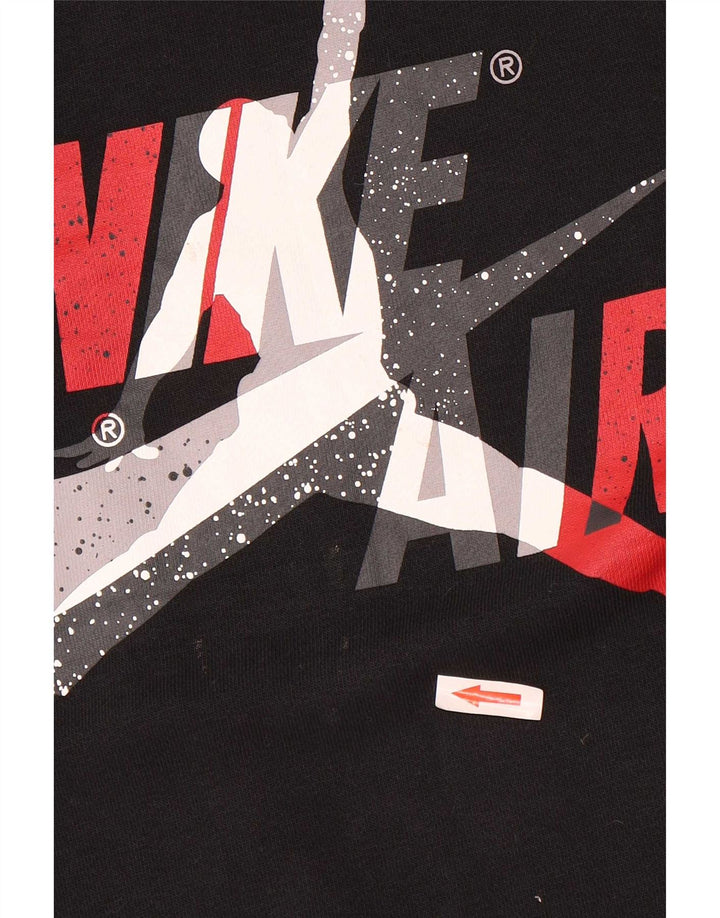 Jordan Sweat-shirt graphique pour homme en coton color block Noir Taille S