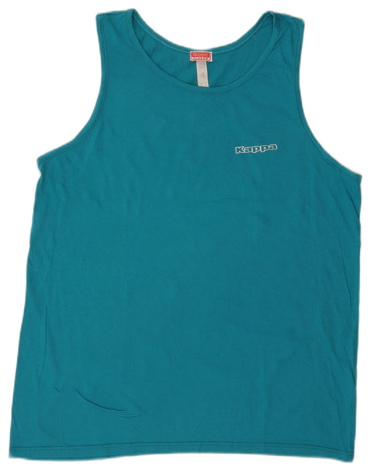 Kappa Débardeur Homme XL Bleu Coton