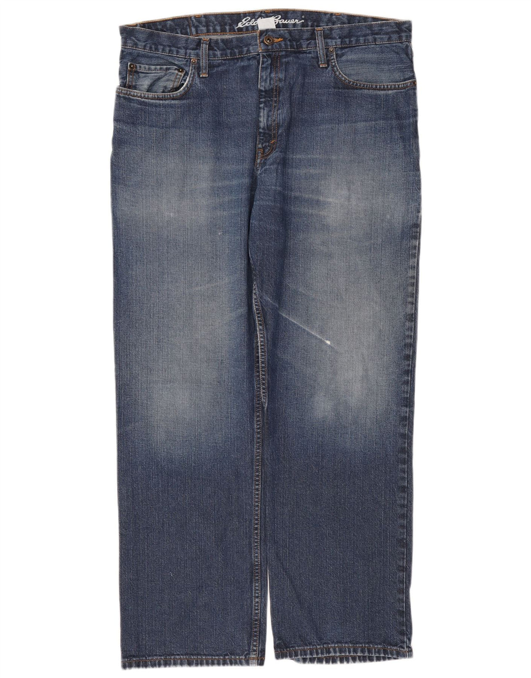 Eddie Bauer Jean droit homme W36 L30 bleu coton