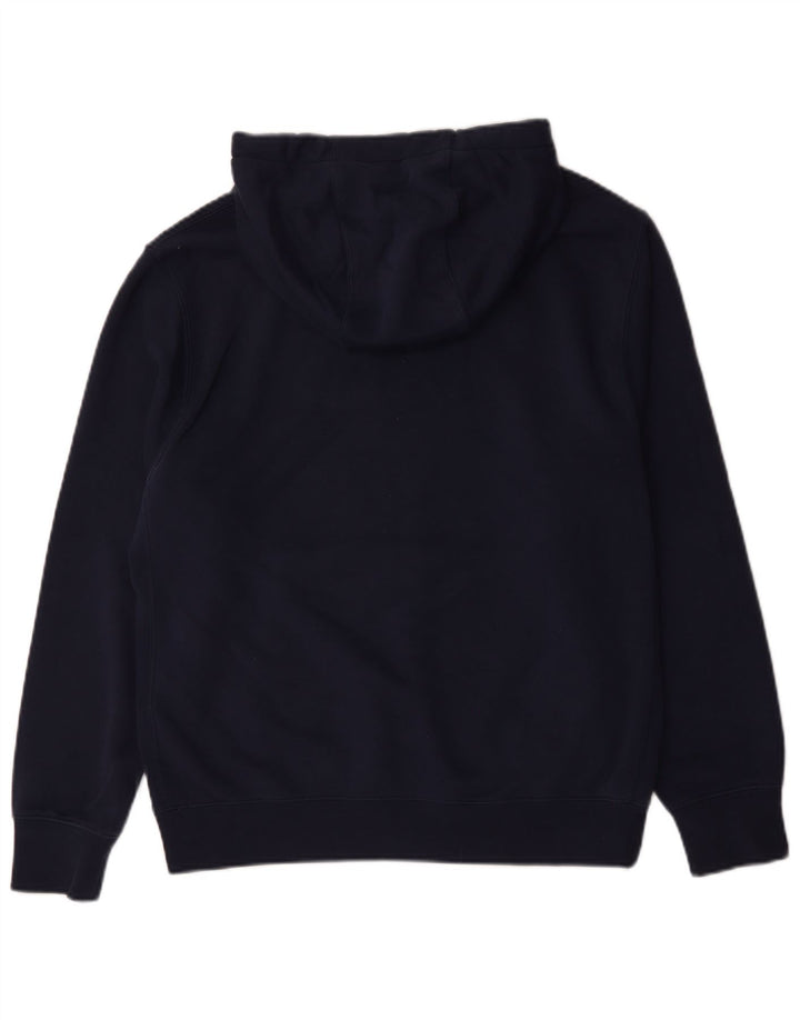 Nike Pull à capuche en coton bleu marine moyen pour homme