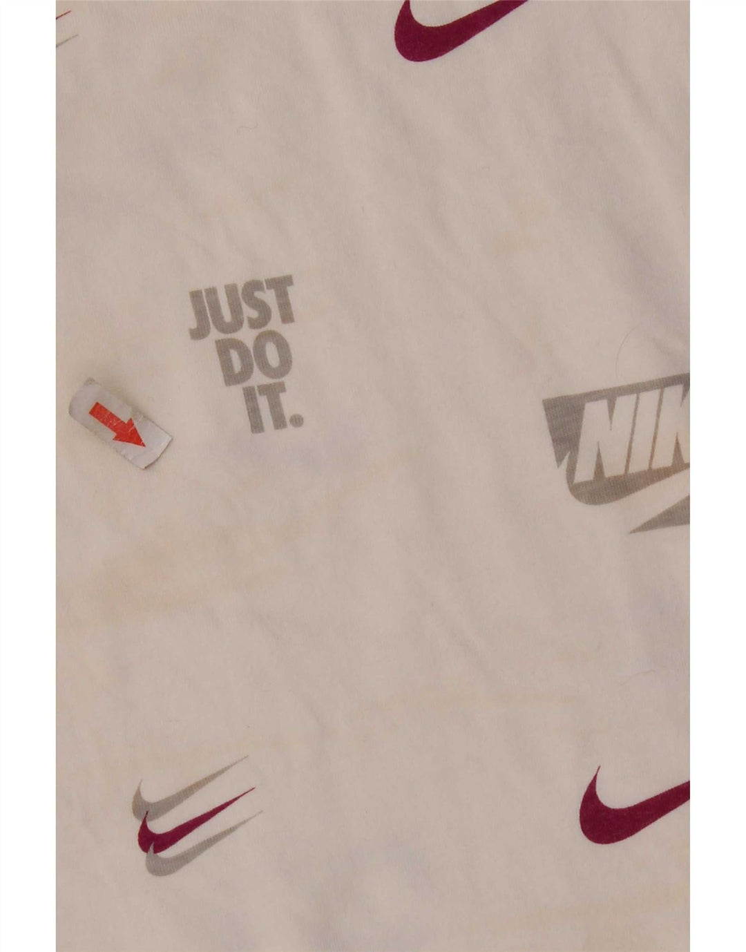 Nike T-shirt graphique pour homme en coton blanc Taille L