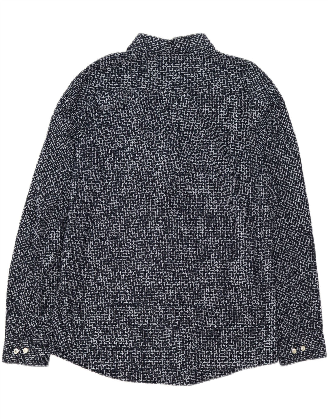 Chemise Homme Penguin XL Bleu Géométrique Coton