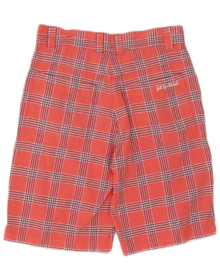 Short décontracté Vintage pour hommes W30, coton à carreaux rose moyen