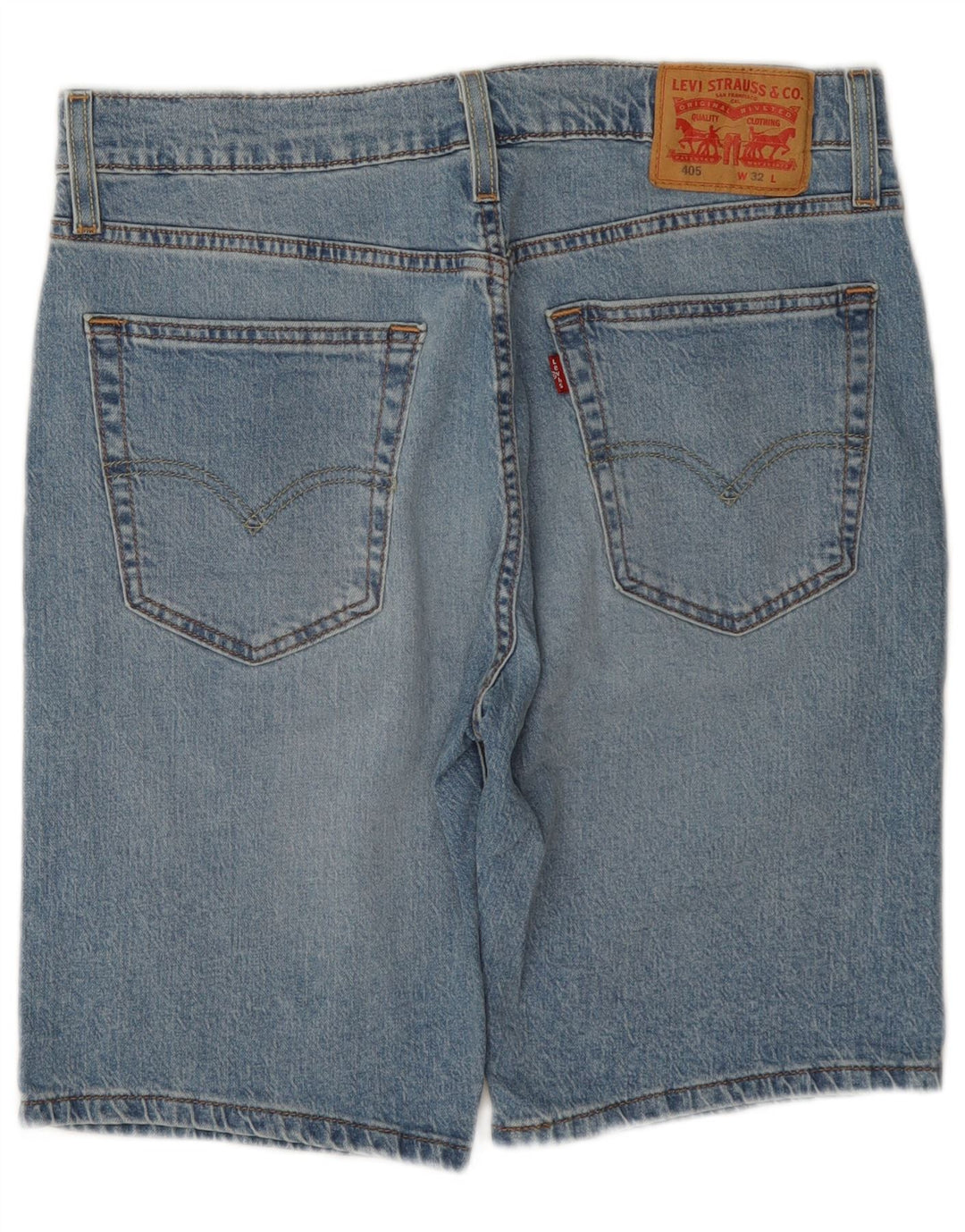 Levi's Short en Jean 405 W32 Homme Bleu Moyen Coton
