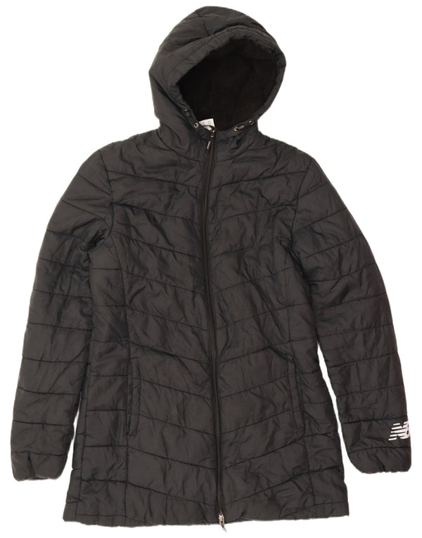 New Balance Manteau rembourré à capuche pour hommes UK 12 Polyester noir moyen