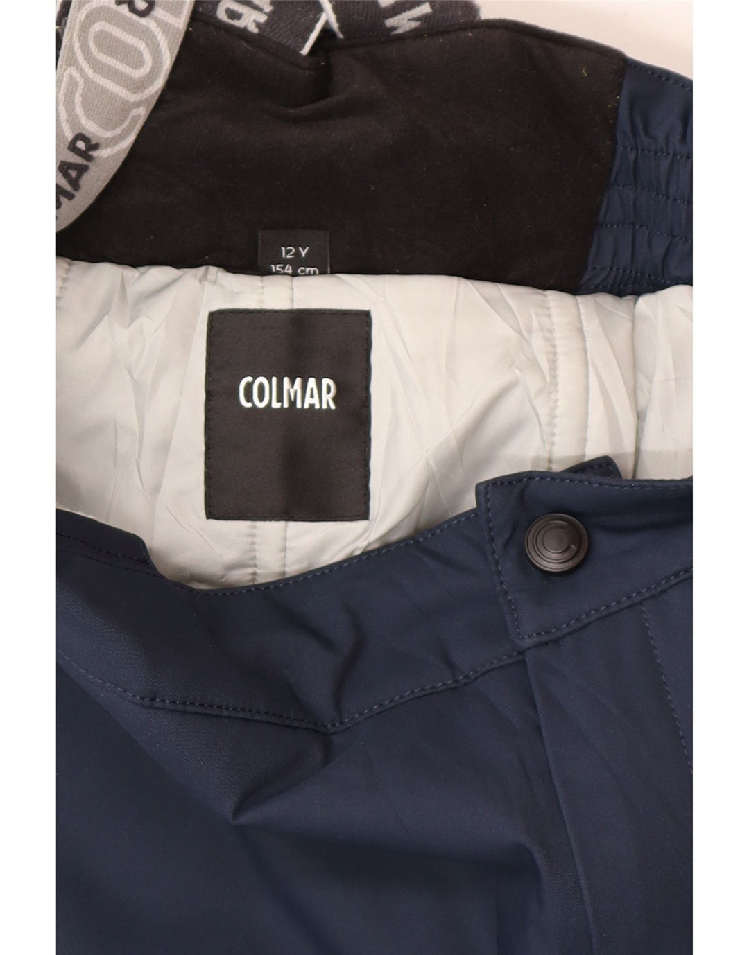 Pantalon de ski Colmar garçon 11-12 ans bleu marine colour block