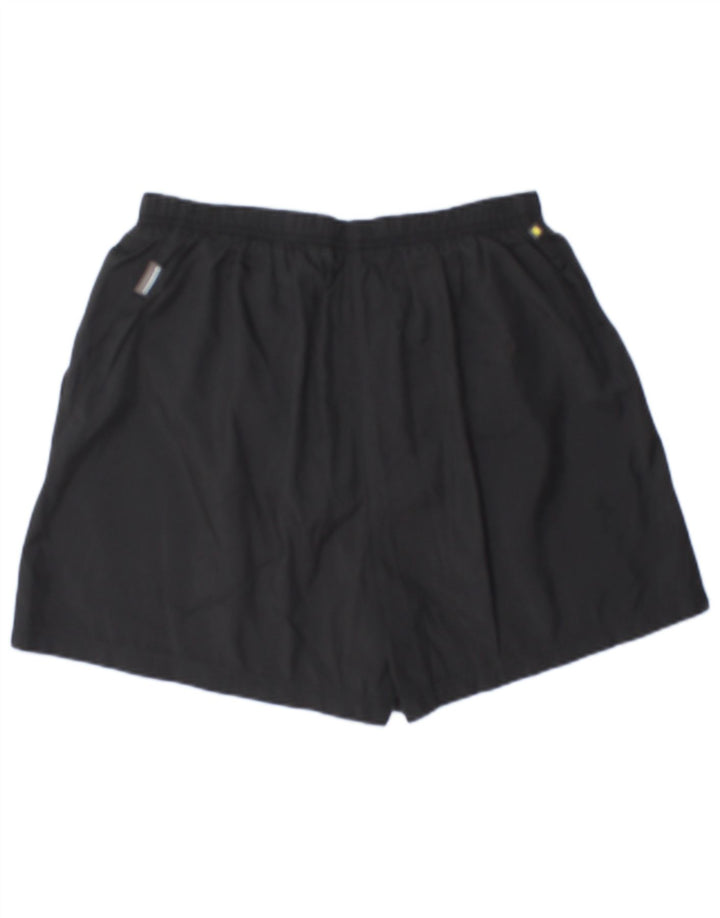 Reebok Short de Sport Homme Noir Moyen Nylon