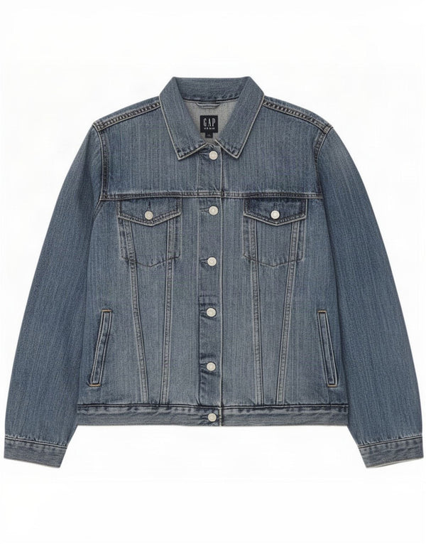Gap Veste en Jean Femme UK 18 XL Bleu Coton