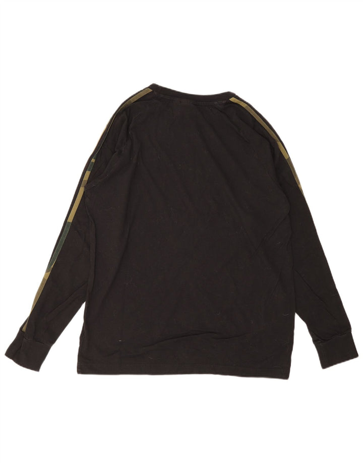 ADIDAS Haut à manches longues pour homme en coton noir moyen