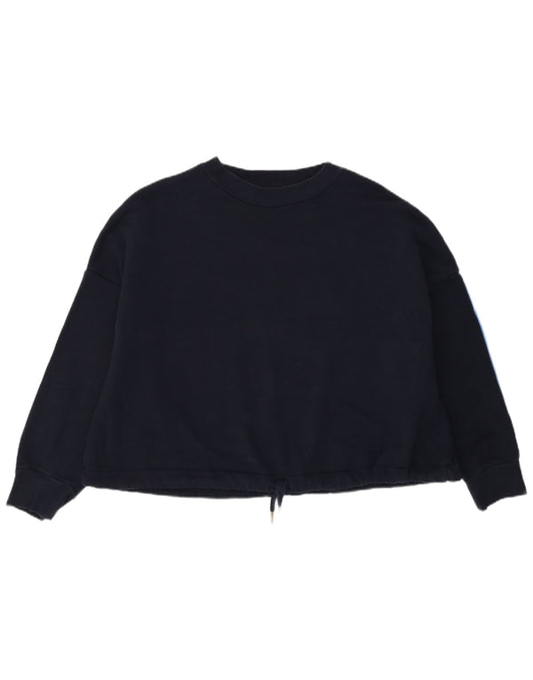 Marks & Spencer Sweat-shirt surdimensionné pour femme UK 14 Bleu marine moyen