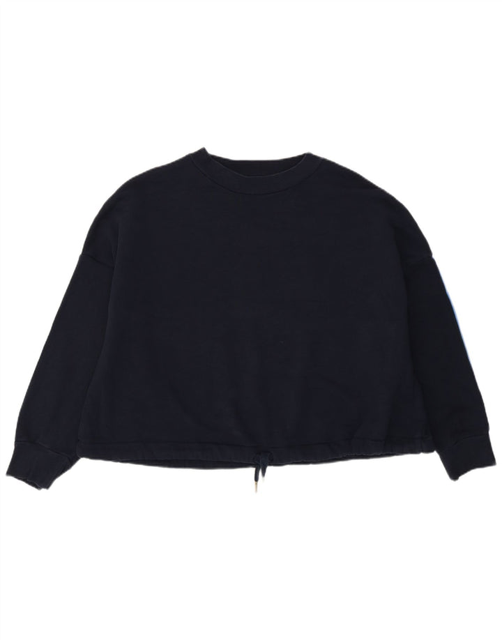 Marks & Spencer Sweat-shirt surdimensionné pour femme UK 14 Bleu marine moyen