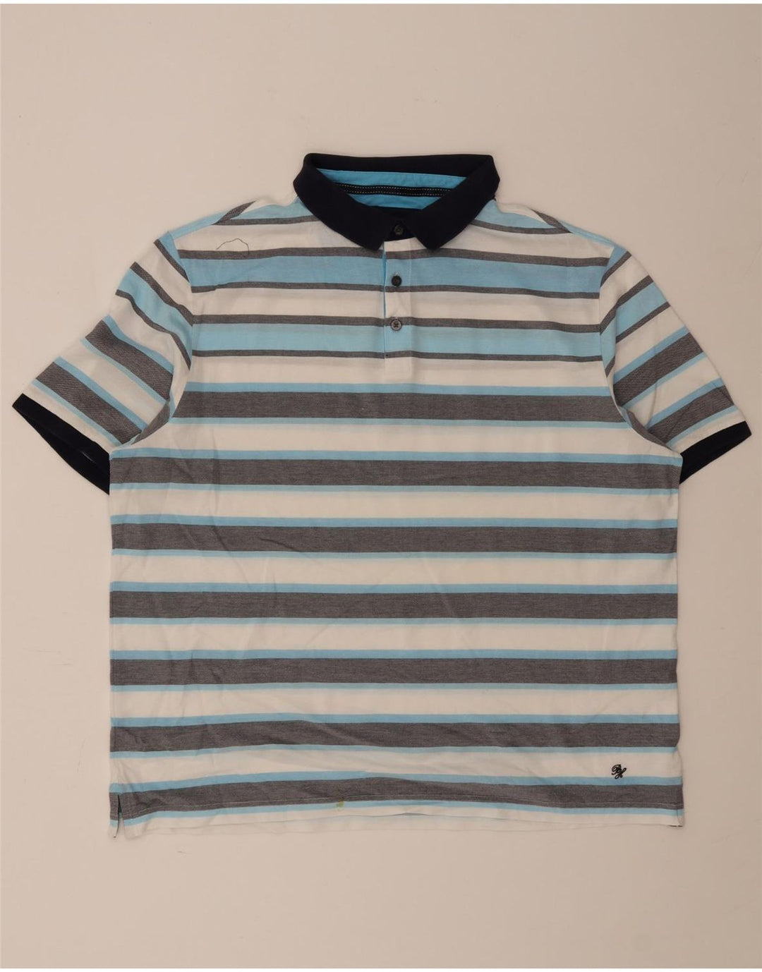 Marks & Spencer Polo Blue Harbor 2XL Homme Rayé Multicolore