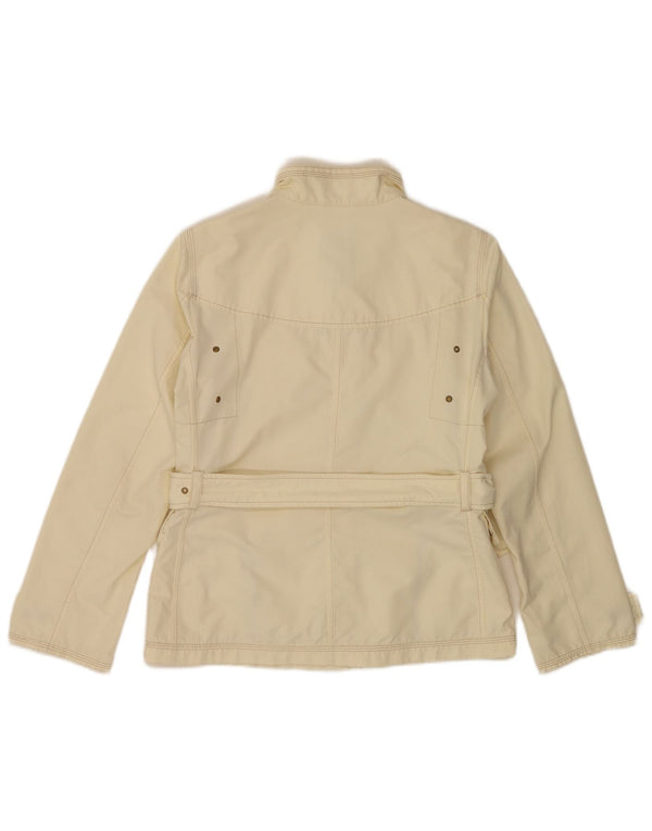 Fay Veste utilitaire pour femme UK 10 Small Off White Polyester